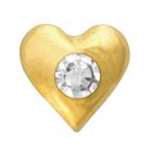 TW21-G: Herz mit Diamant 3,1 x 2,9 mm